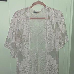 LACE COVERUP💖 Size L, for beach OR casual😚